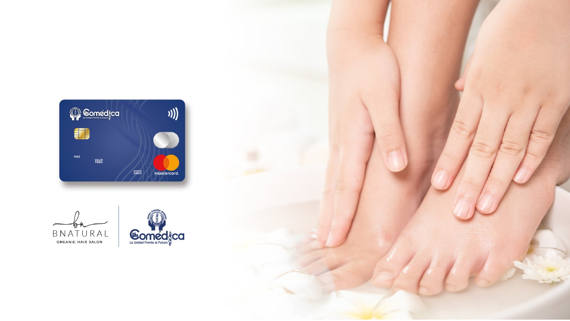 20% de descuento al instante todo agosto en servicios de manos, pies y uñas